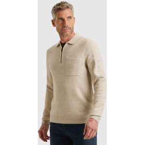 Vanguard - Rugby met Halve Rits - Off White - Heren