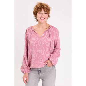 Cache Cache gebloemde top oudroze