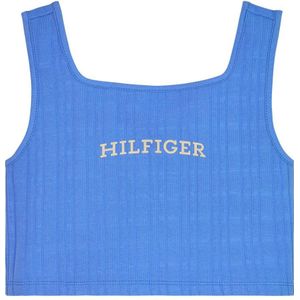 Tommy Hilfiger T-shirt met tekst blauw