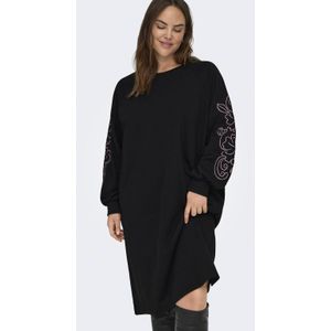 ONLY CARMAKOMA mini jurk zwart