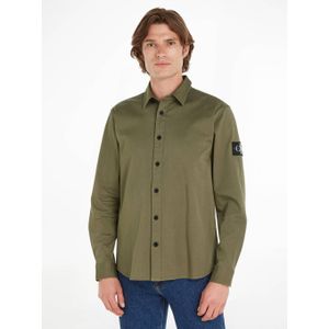 CALVIN KLEIN JEANS regular fit overshirt dusty olive