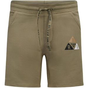 Retour Jeans sweatshort Leandro mosgroen