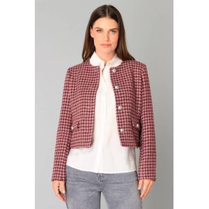 Yest wollen jasje donkerrood