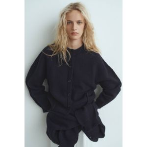 MANGO - Sea - Gebreid Vest - Nachtblauw