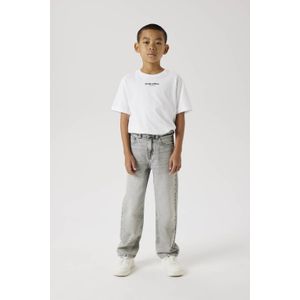 NAME IT KIDS straight fit jeans NKMRYAN light grey denim