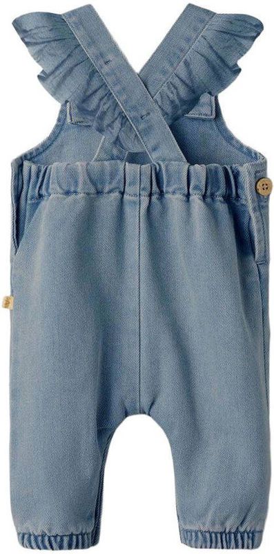 Lil' Atelier Tuinbroek - NbfLulia - Medium+ Blue Denim - Lil Atelier - 56 - Tuinbroek