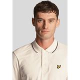 Lyle & Scott regular fit polo Tipped met contrastbies