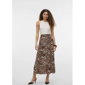 VERO MODA midi rok bruin