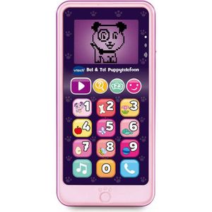 VTech Bel & Tel Puppytelefoon - Baby Telefoon - Interactief Mobieltje - Educatief Babyspeelgoed