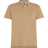 Tommy Hilfiger regular fit polo 1985 met logo classic khaki