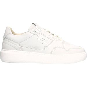 Manfield nubuck sneakers wit