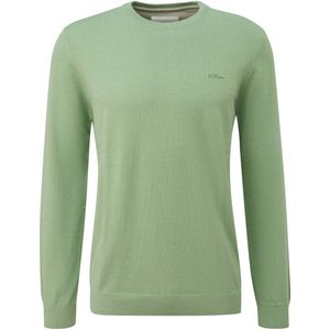 s.Oliver Big Size gebreide trui lichtgroen