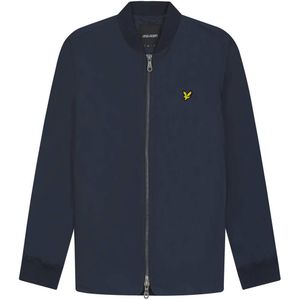 Lyle & Scott bomberjack met logo dark navy