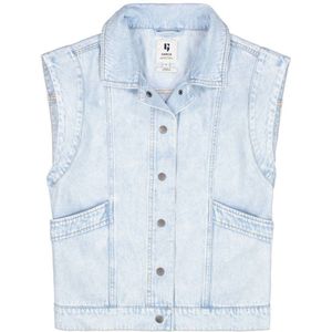 Garcia gilet light blue denim