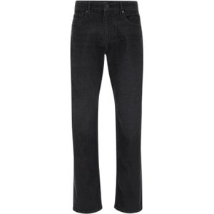 WE Fashion Blue Ridge corduroy regular fit broek blue black