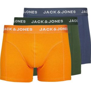 JACK & JONES JUNIOR boxershort JACKEX - set van 3 oranje/groen/blauw