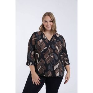 Paprika blousetop bruin