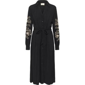 Cream blousejurk zwart