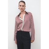 Mango - Gestreepte Blouse - Rood