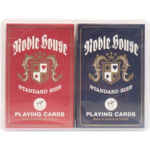 Speelkaarten Piatnik Noble House - Dubbel pak, geplastificeerd met 4 indices