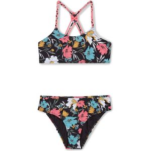 O'Neill crop bikini Tropics zwart/multi