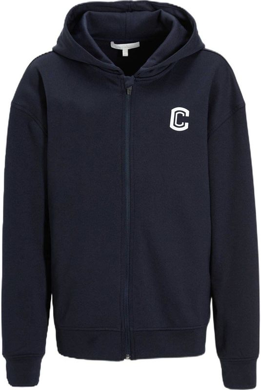 Coolcat - Liam - Vest - Donkerblauw - Met Capuchon en Ritssluiting