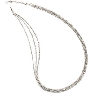 Abrazi rhodium plated ketting Carry