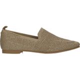 La Strada knitted loafers goud/zilver