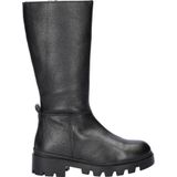 Nelson - Meisjes Boot - Knielaarzen - Leer - Zwart - Fleece Gevoerd