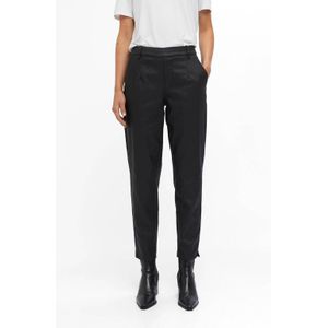 OBJECT Coated Loose Fit Broek OBJBELLE Zwart