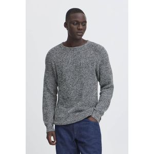 Blend gebreide trui grijsblauw