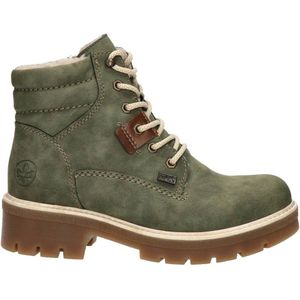 Rieker - Veterboots - Imitatieleer - Antistress Voetbed - Waterbestendig