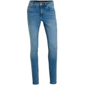 Anytime - High Waist Skinny Jeans - Blauw - 5-Pocket Model