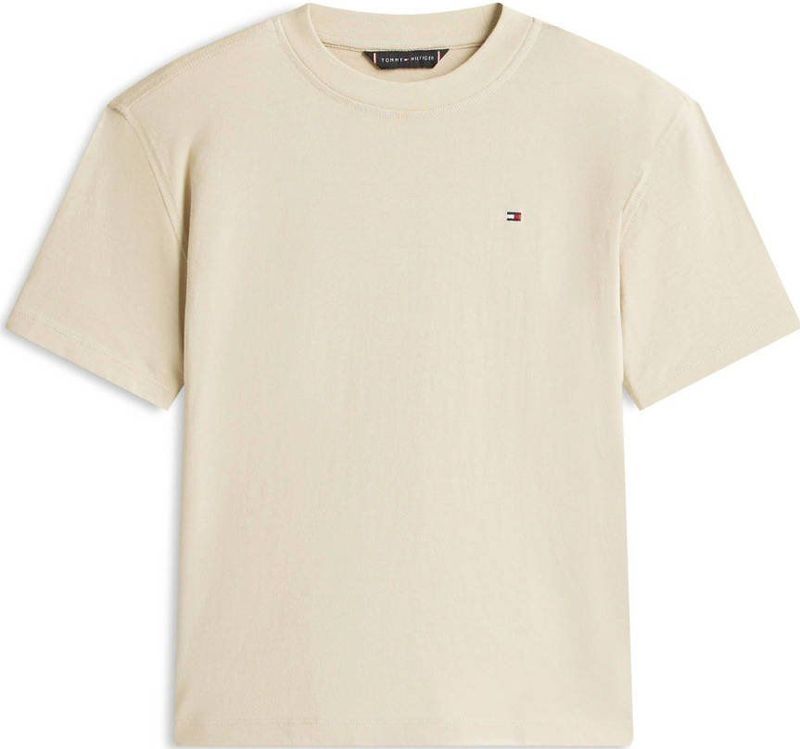 Tommy Hilfiger T-shirt met backprint beige