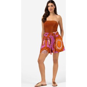 IBANA relaxed high waist casual short rood