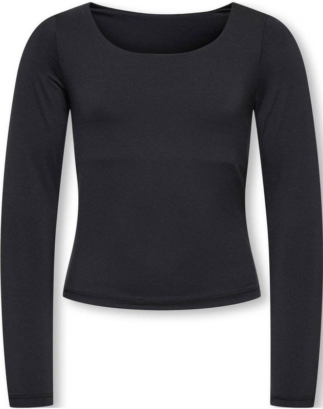 KIDS ONLY - KOGEA L/S 2-WAYS FIT TOP CS JRS NOOS - Shirt met Lange Mouwen - Zwart