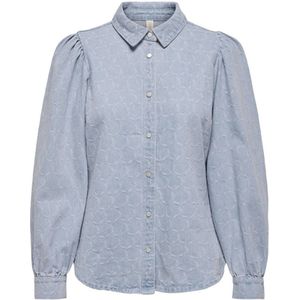 ONLY denim blouse ONLROCCO light blue denim