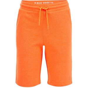 WE Fashion slim fit sweatshort oranje