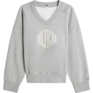 TOMMY HILFIGER Sweatshirt 'VARSITY '  beige / grijs