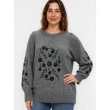 Vmcjuta - Gebreide Pullover - Regular Fit - O-hals - Lange Mouwen