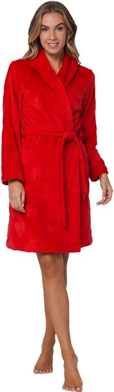 Rebelle - Aspen Ski - Badjas - Rood - Fleece