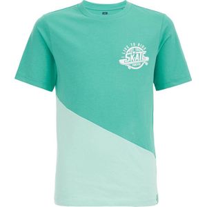 WE Fashion T-shirt turquoise/lichtblauw