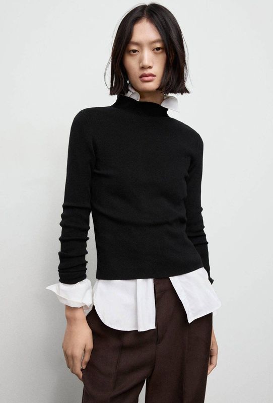 MANGO Trui 'HIELO'  zwart