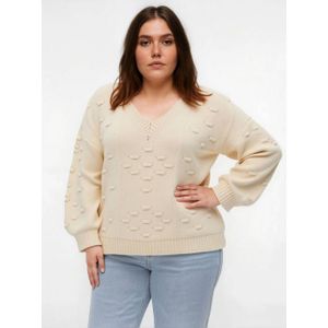 Vmckaia - Gebreide Pullover - V-Hals - Lange Mouwen - Regular Fit