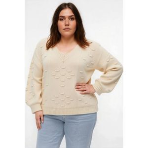 Vmckaia - Gebreide Pullover - V-Hals - Lange Mouwen - Regular Fit