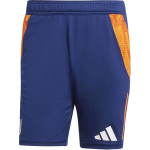 adidas Performance Senior Juventus FC voetbalshort donkerblauw/oranje