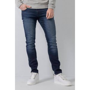 Petrol Industries Skinny Jeans NASH met Riem Blue Black