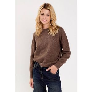 Cache Cache - Pullover - Donkerbruin - Met Wol