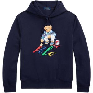 POLO Ralph Lauren hoodie met printopdruk cruise navy paint bear