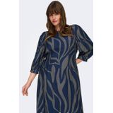 ONLY CARMAKOMA A-lijn jurk donkerblauw